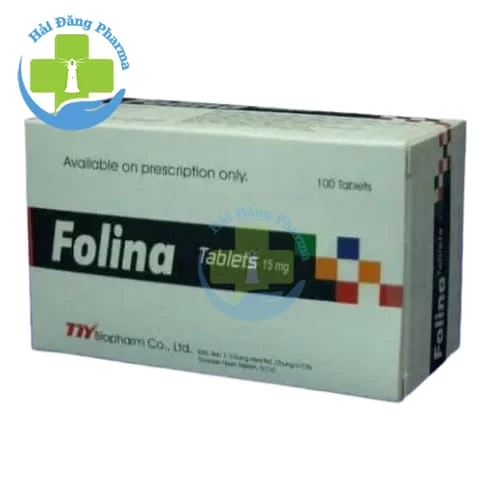 Folina Tablets 15mg - Hộp 10 vỉ x 10 viên